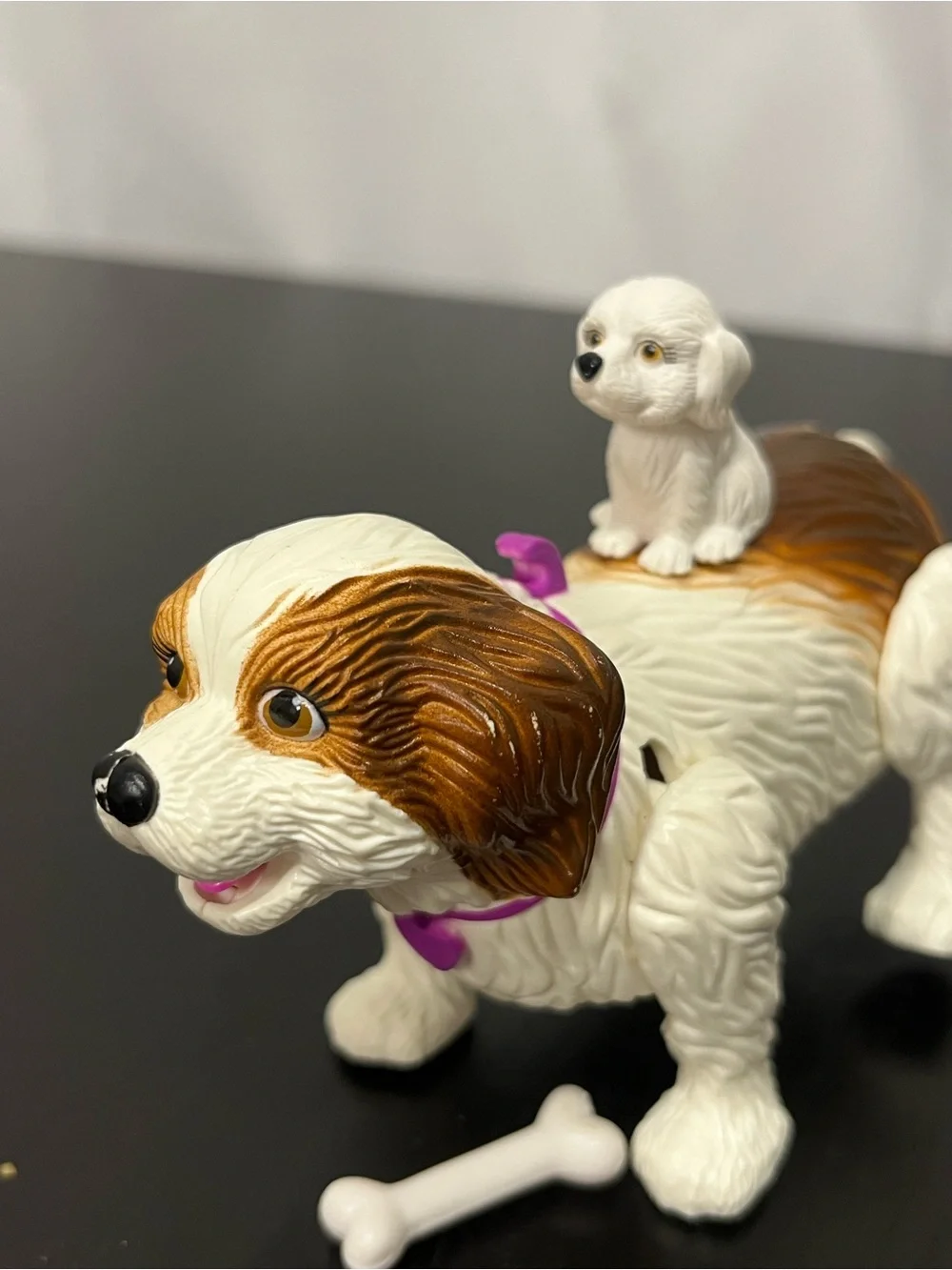 2005 Mattel Barbie Doll Doggy Park Playset Walking Dog with magnetic small dog